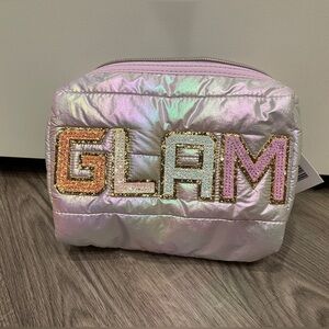 NWT GLAM Cosmetic Bag